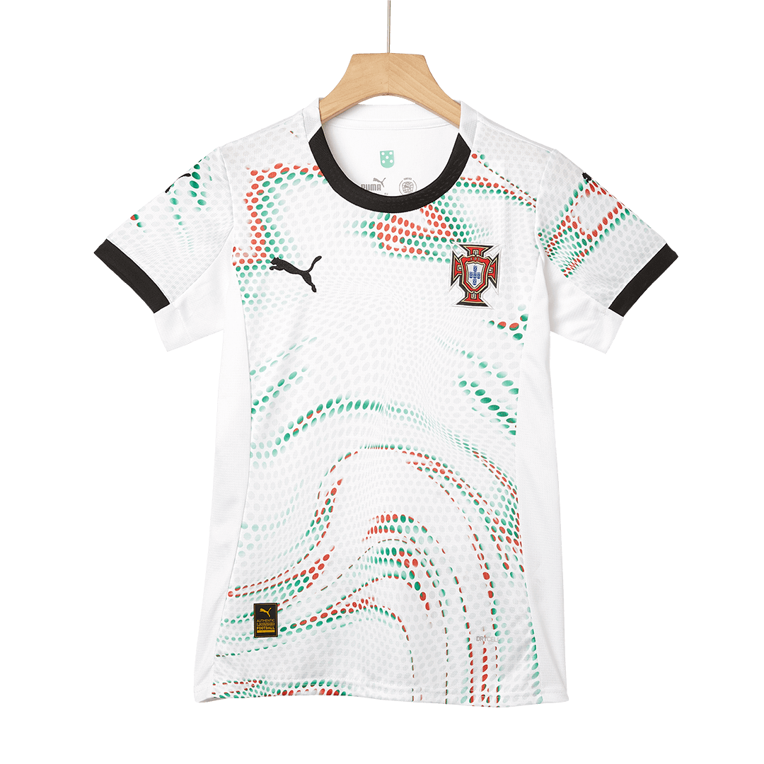 Women's RONALDO #7 Portugal Away Soccer Jersey 2025 - Image 4