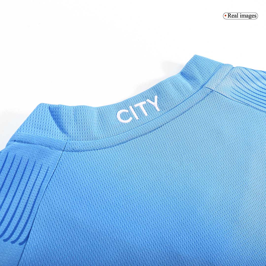GREALISH #10 Manchester City Home Soccer Jersey 2023/24 - Image 12