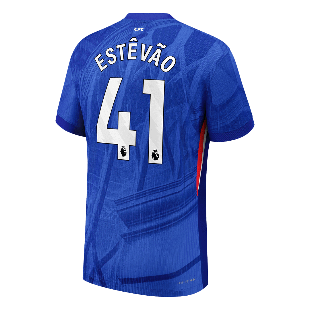 ESTÊVÃO #41 Chelsea Home Soccer Jersey 2025/26 Player Version - Image 3