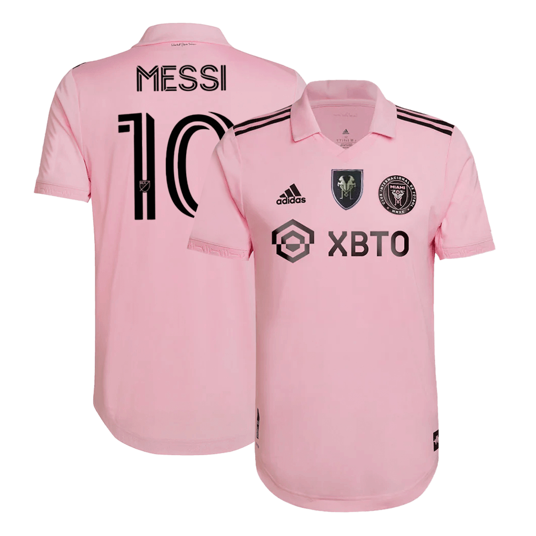 Authentic MESSI #10 Inter Miami CF "Messi GOAT" Home Soccer Jersey 2023