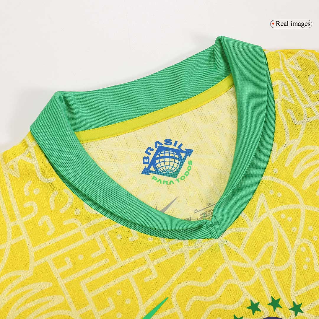 Authentic Brazil Home Soccer Jersey Copa America 2024 - Image 7