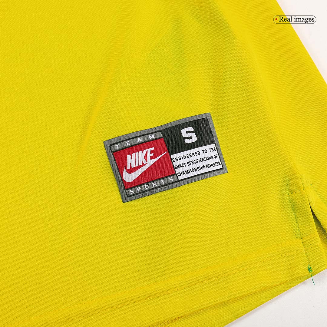 Retro 1998 Brazil Home Soccer Jersey - Image 6