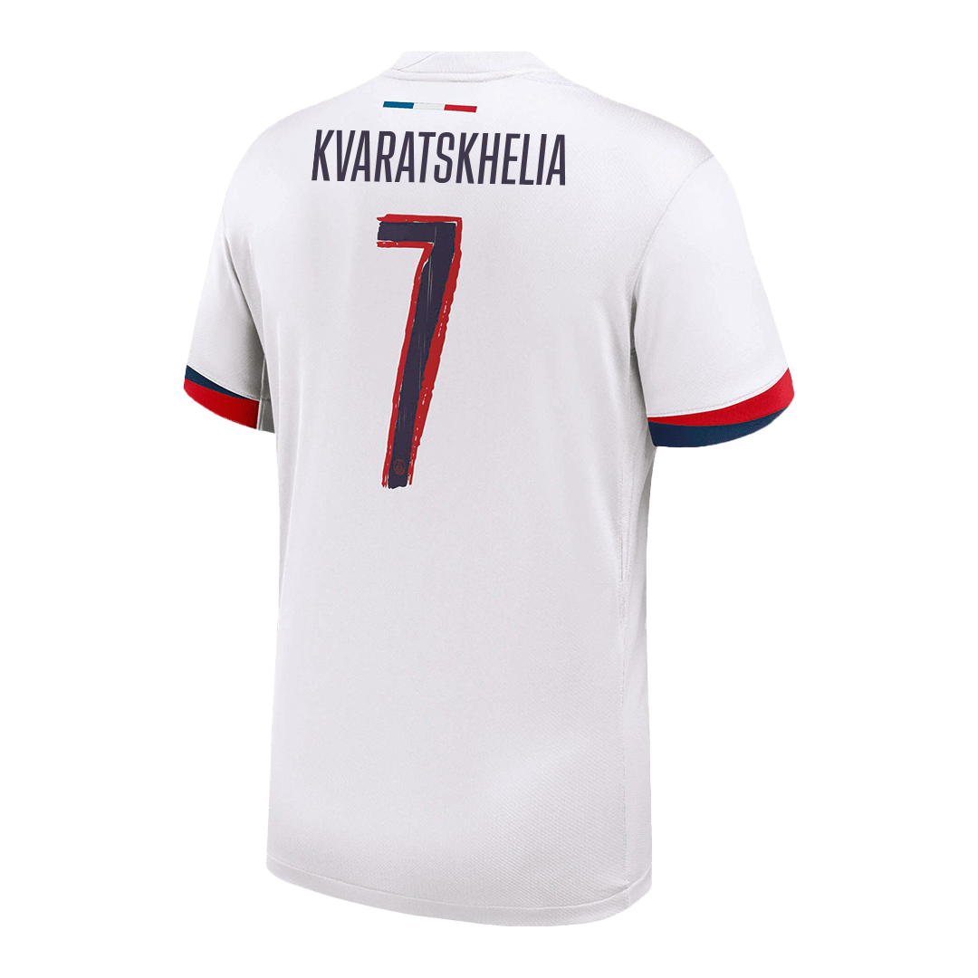 KVARATSKHELIA #7 PSG Away Soccer Jersey 2024/25 - UCL - Image 3