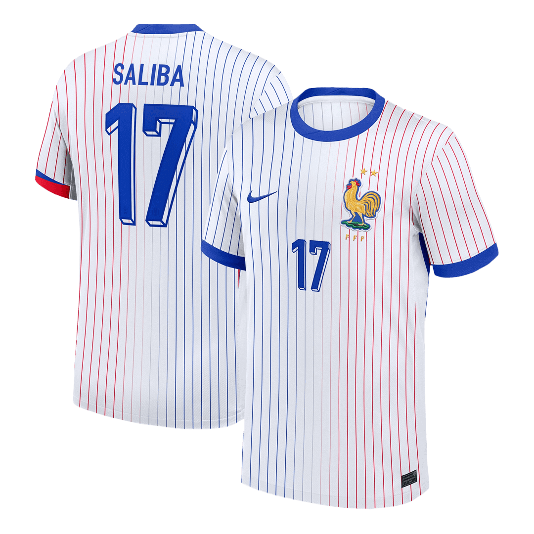 SALIBA #17 France Away Soccer Jersey 2024