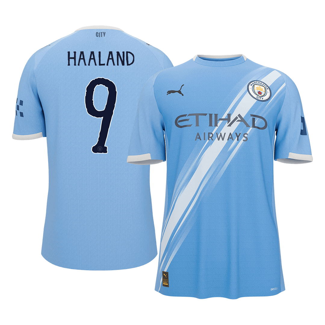 HAALAND #9 Manchester City Home Soccer Jersey 2025/26