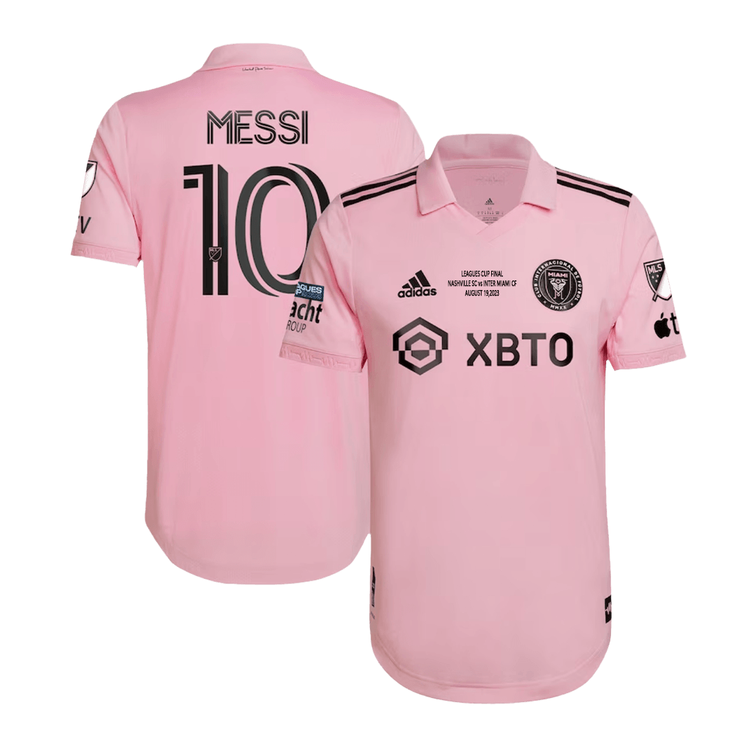 Authentic MESSI #10 Inter Miami CF Home Soccer Jersey 2023 - Leagues Cup Final - Image 3