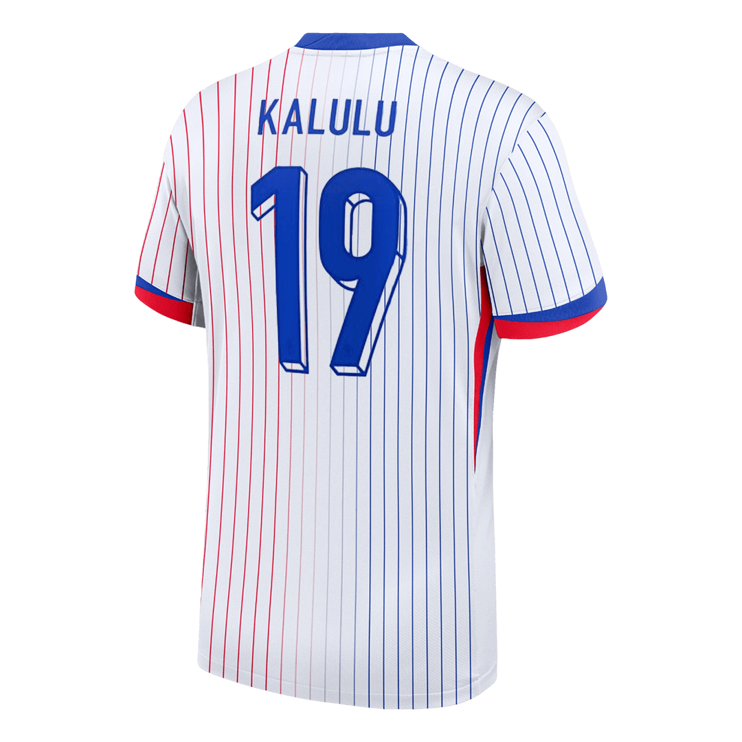 KALULU #19 France Away Soccer Jersey 2024 - Image 3