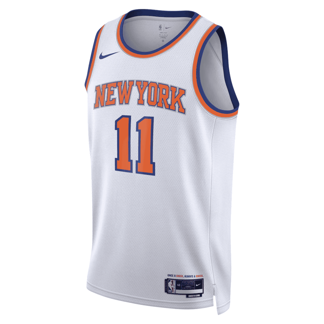 New York Knicks BRUNSON #11 Swingman NBA Jersey - Association Edition - Image 3