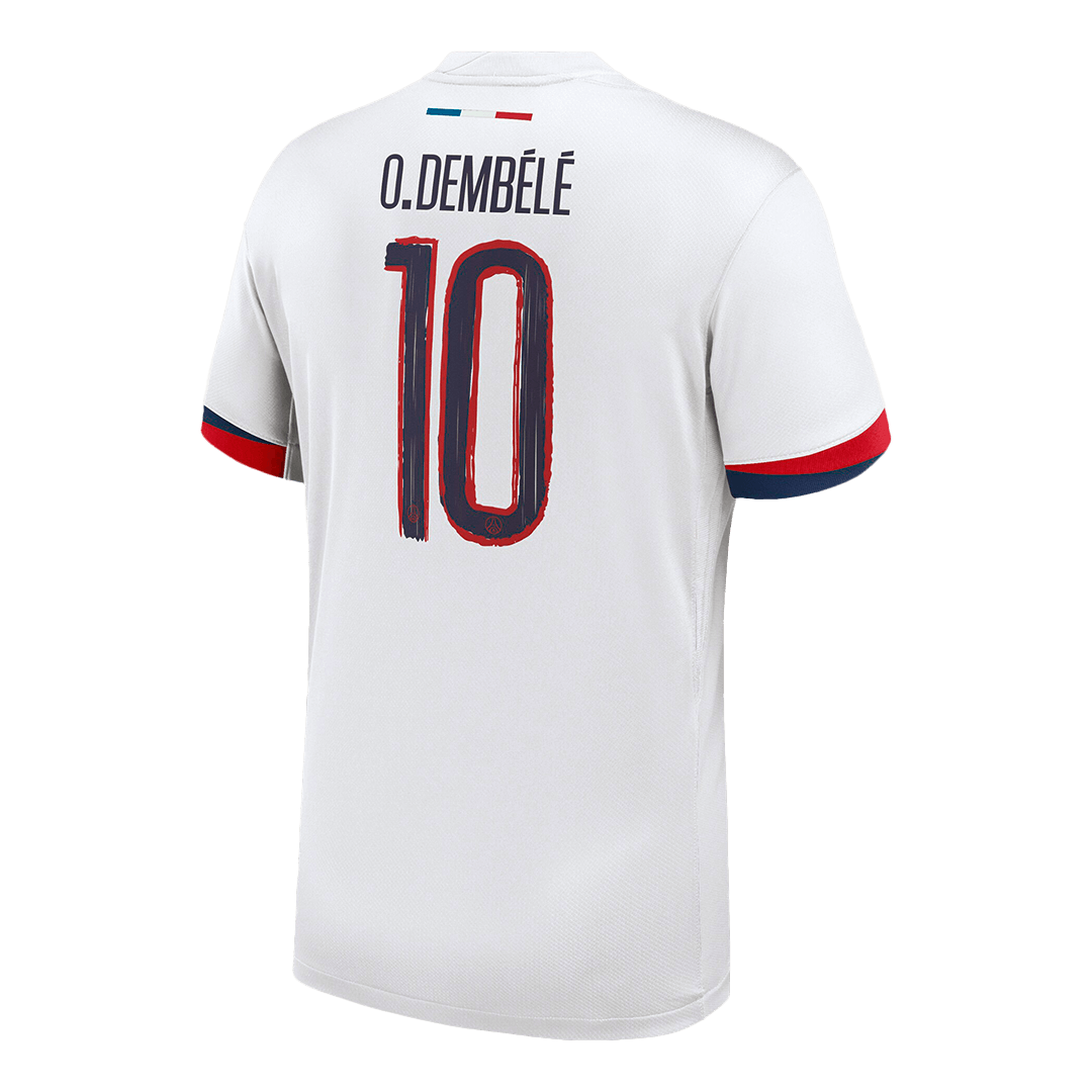 O.DEMBÉLÉ #10 PSG Away Soccer Jersey 2024/25 - UCL - Image 3