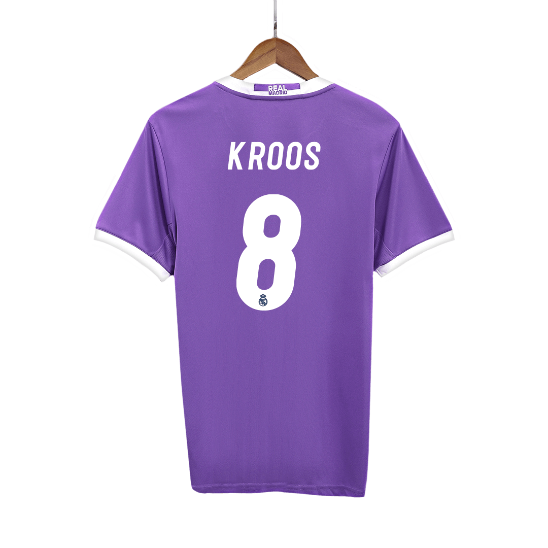 Retro KROOS #8 2016/17 Real Madrid Away Soccer Jersey