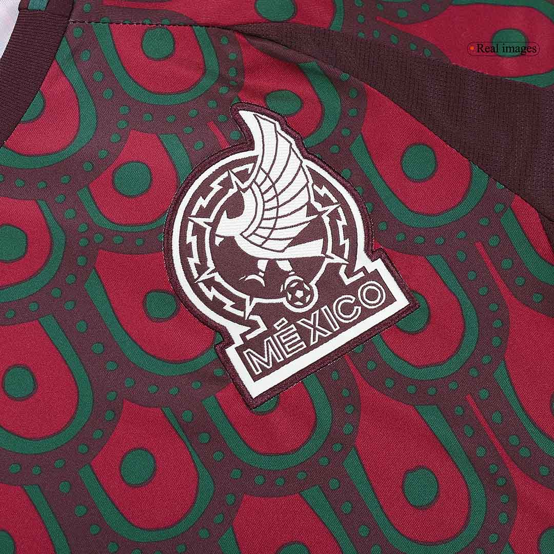 Mexico Home Long Sleeve Soccer Jersey Copa America 2024 - Image 7