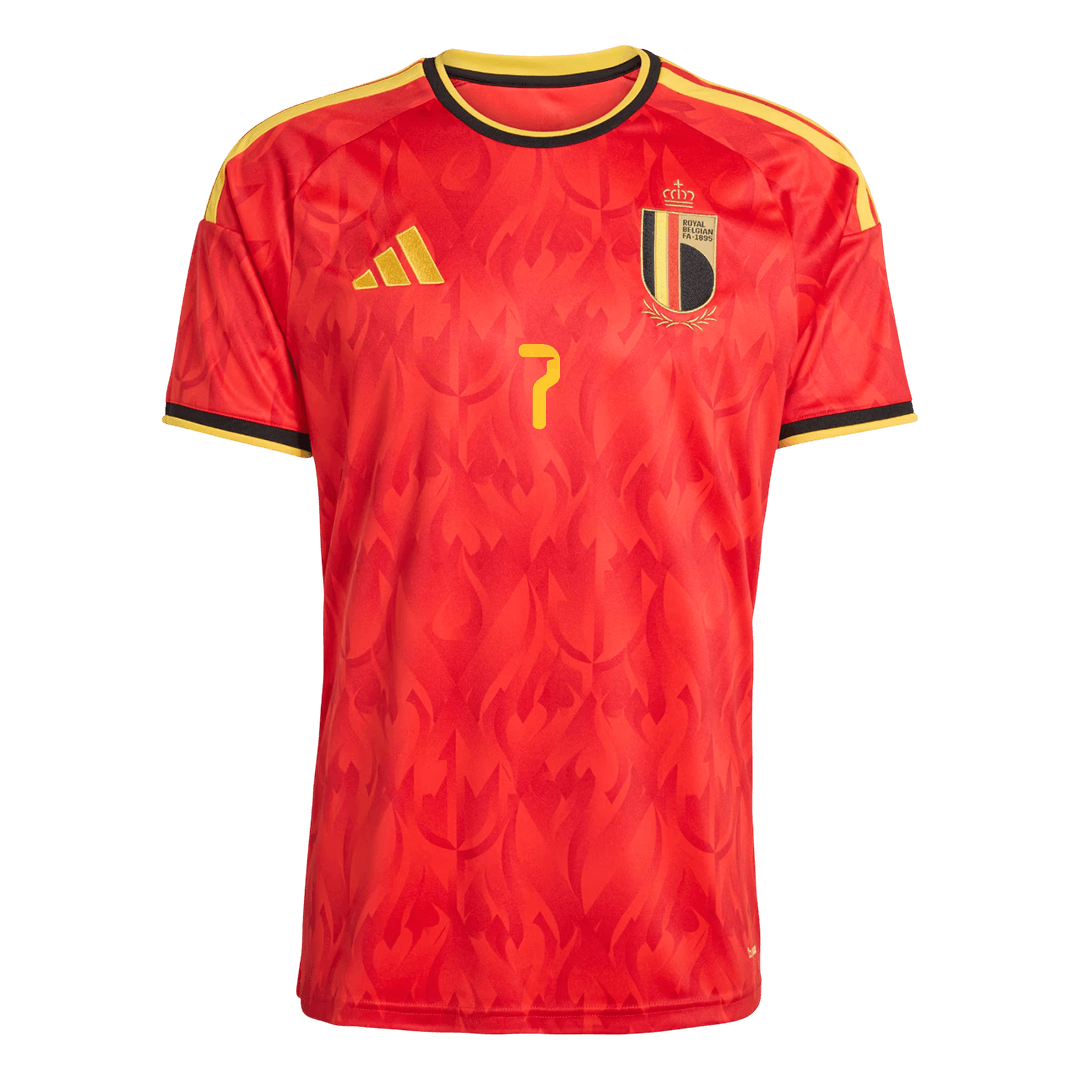 DE BRUYNE #7 Belgium Home Soccer Jersey 2026 - Image 2