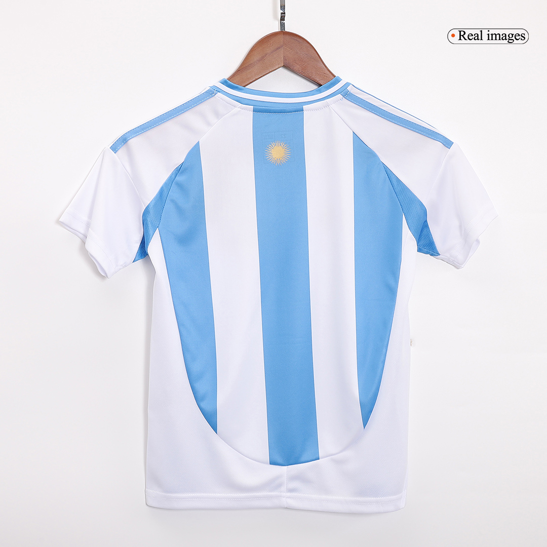 Kid's Argentina Home Soccer Jersey Kit(Jersey+Shorts) 2024 - Image 5