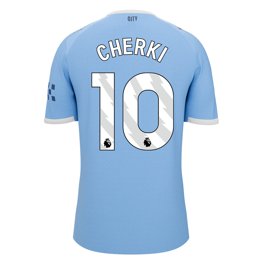 CHERKI #10 Manchester City Home Soccer Jersey 2025/26 - Image 2