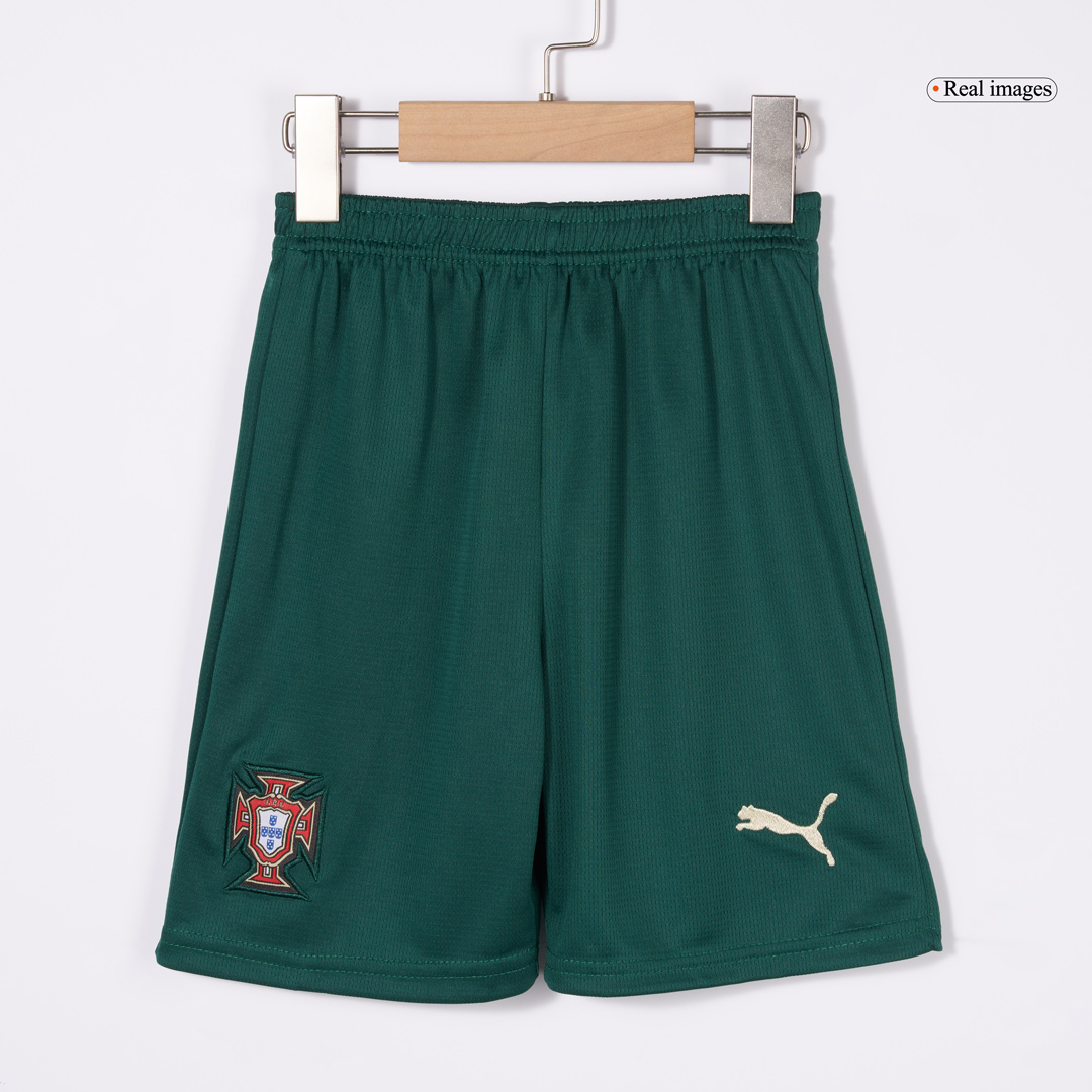 Kid's Portugal Home Soccer Jersey Kit(Jersey+Shorts) 2025 - Image 6