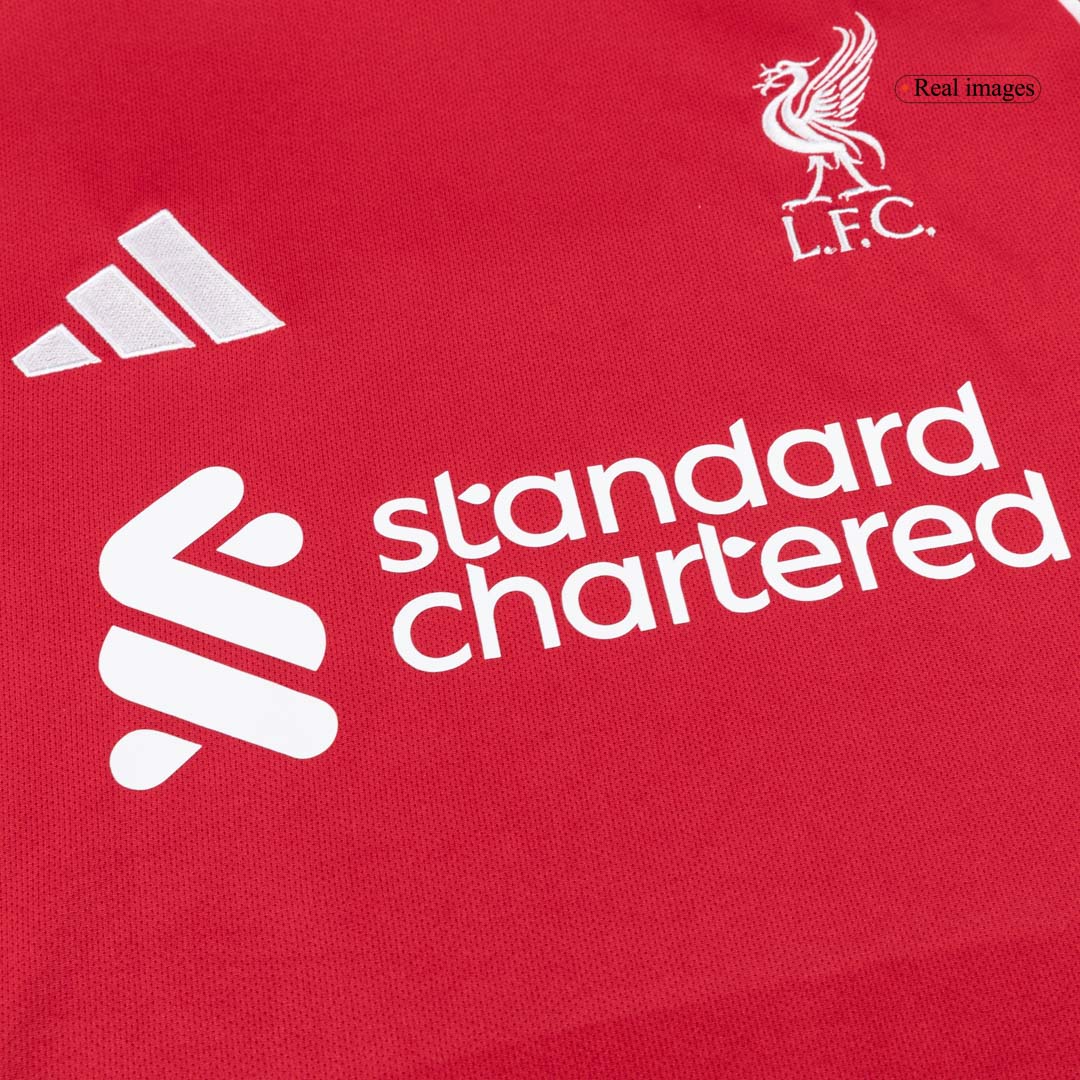 Liverpool Home Long Sleeve Soccer Jersey 2025/26 - Image 7