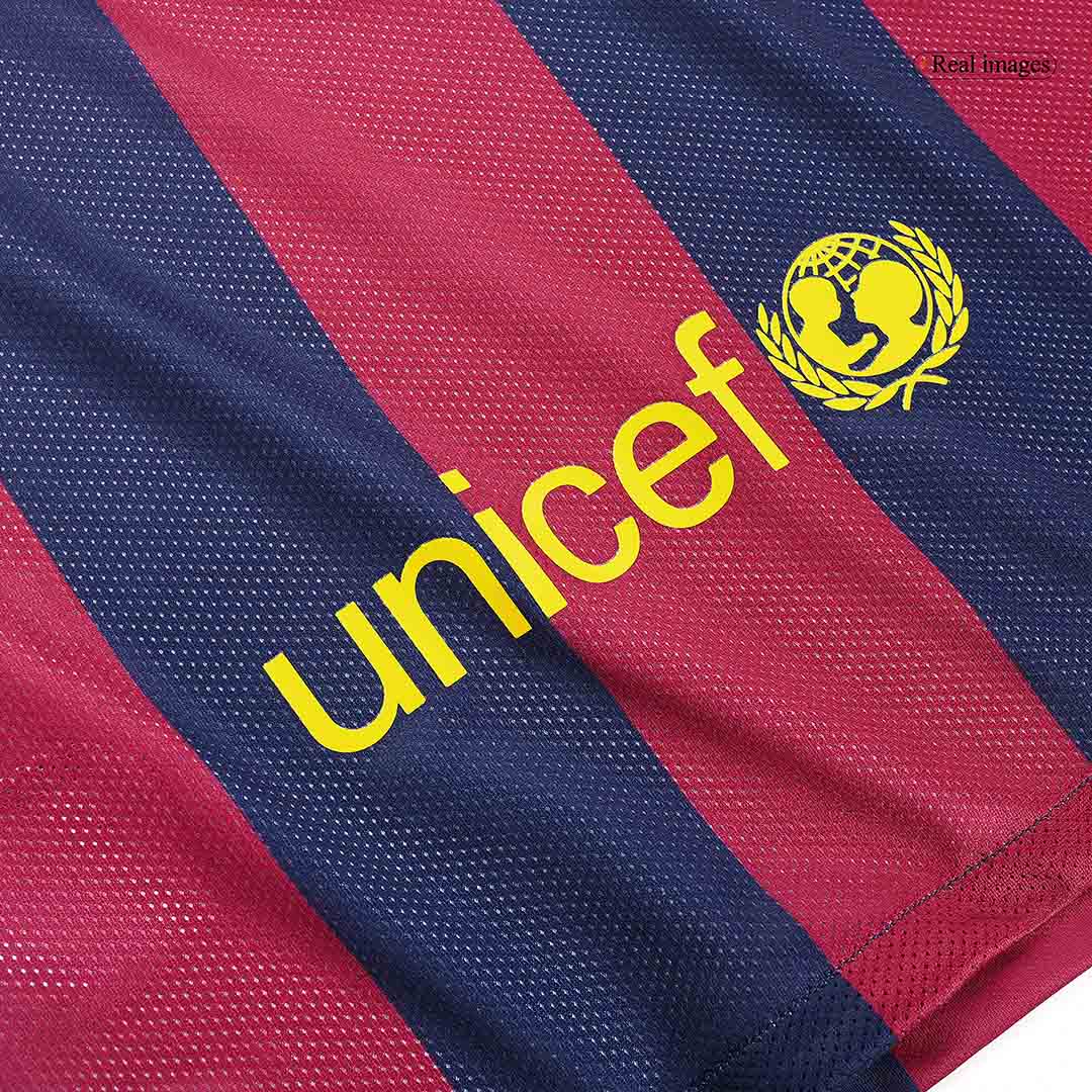 Retro MESSI #10 2014/15 Barcelona Home Soccer Jersey - Image 7