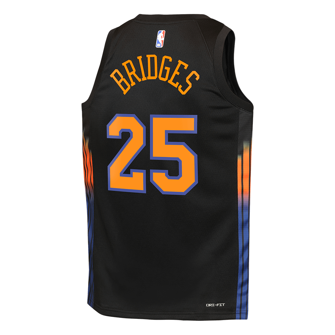 New York Knicks BRIDGES #25 Swingman NBA Jersey - Statement Edition - Image 3