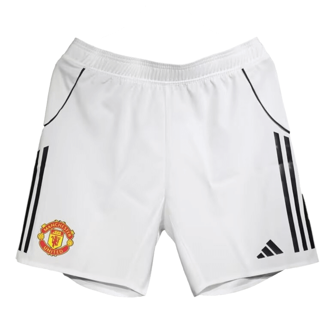 Manchester United Home Soccer Shorts 2025/26 Player Version