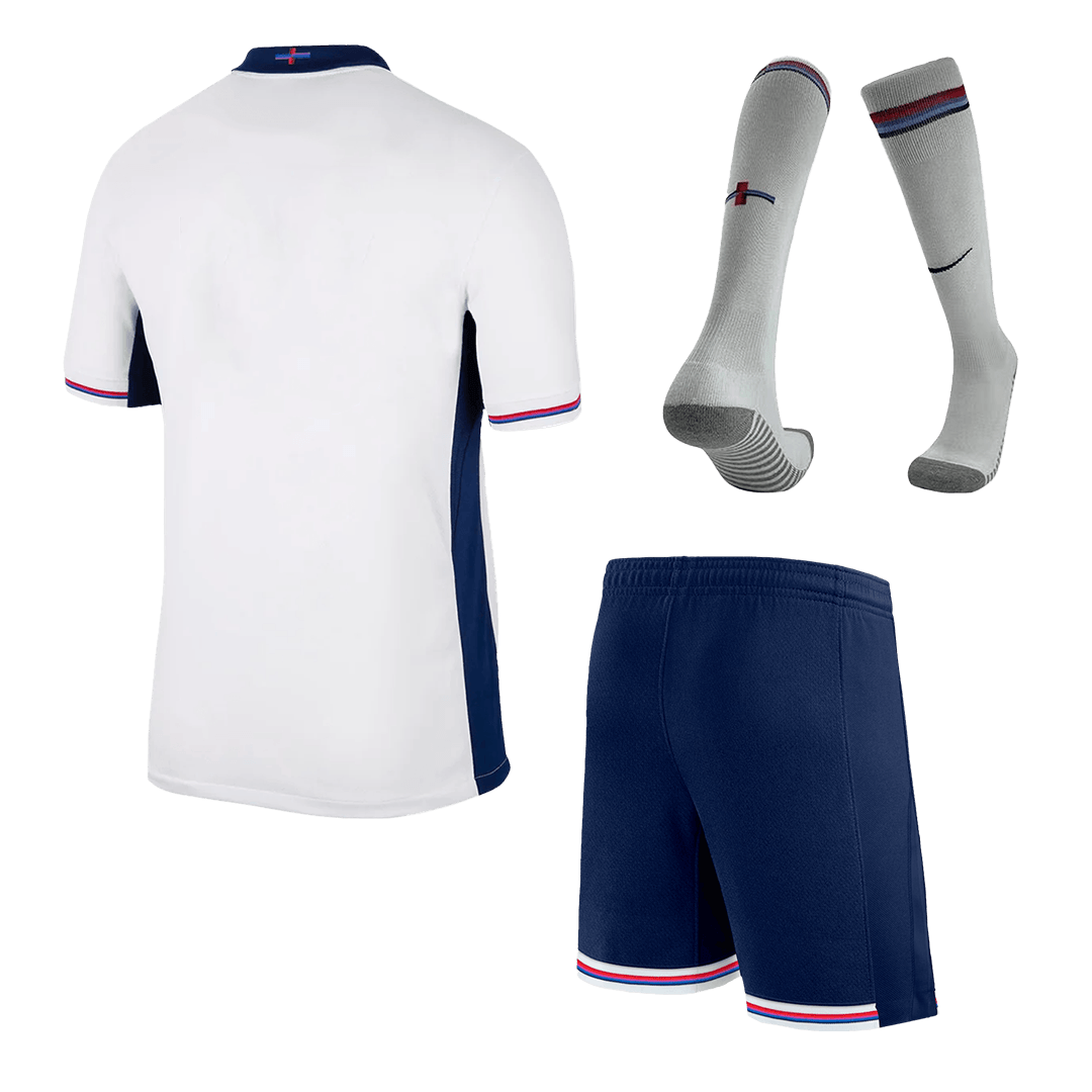 England Home Soccer Jersey Kit(Jersey+Shorts+Socks) Euro 2024 - Image 2