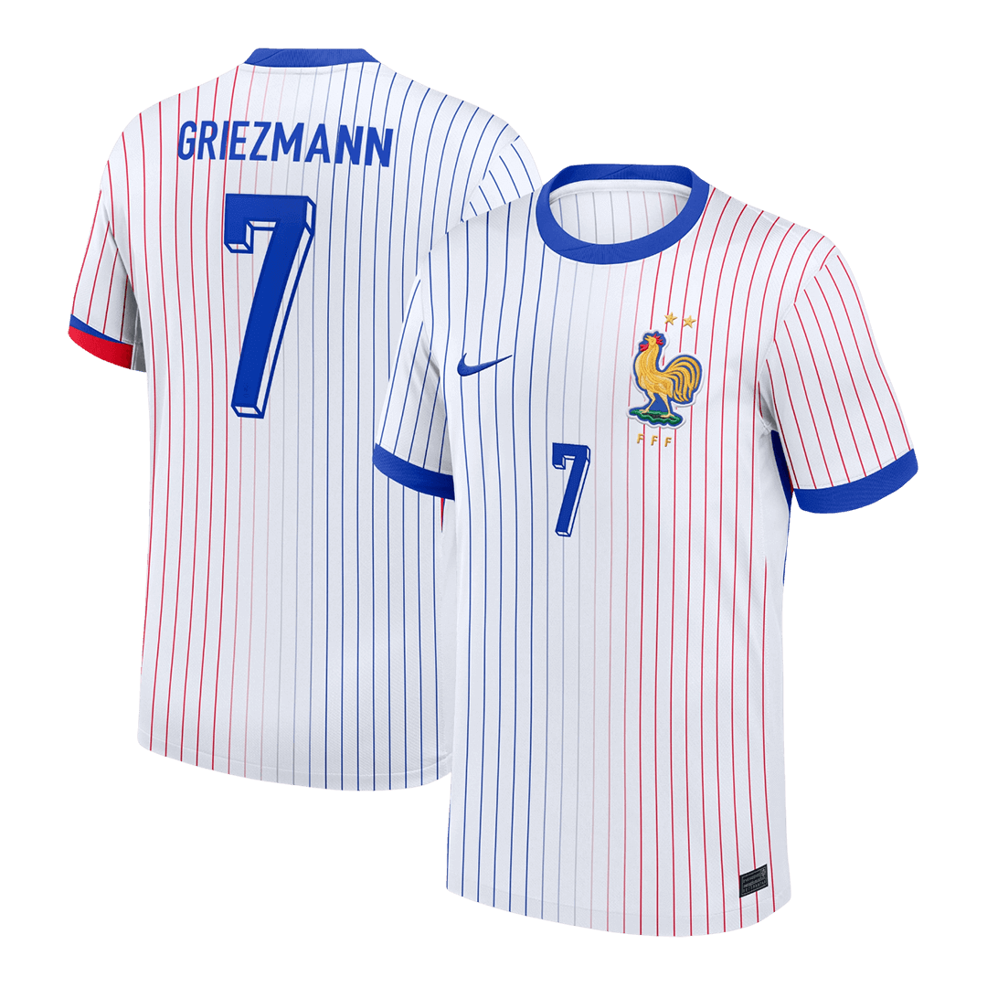 GRIEZMANN #7 France Away Soccer Jersey 2024
