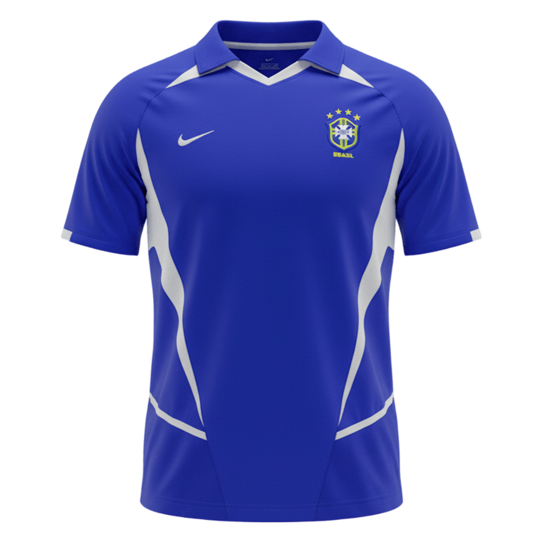 Retro 2002 Brazil Away Soccer Jersey - Image 4