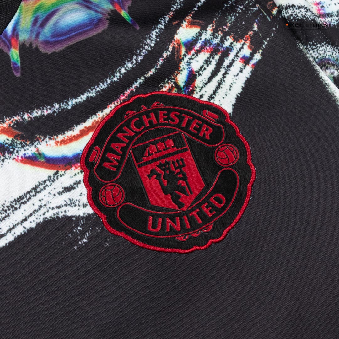 Manchester United Pre-Match Long Sleeve Soccer Jersey 2025/26 - Image 6