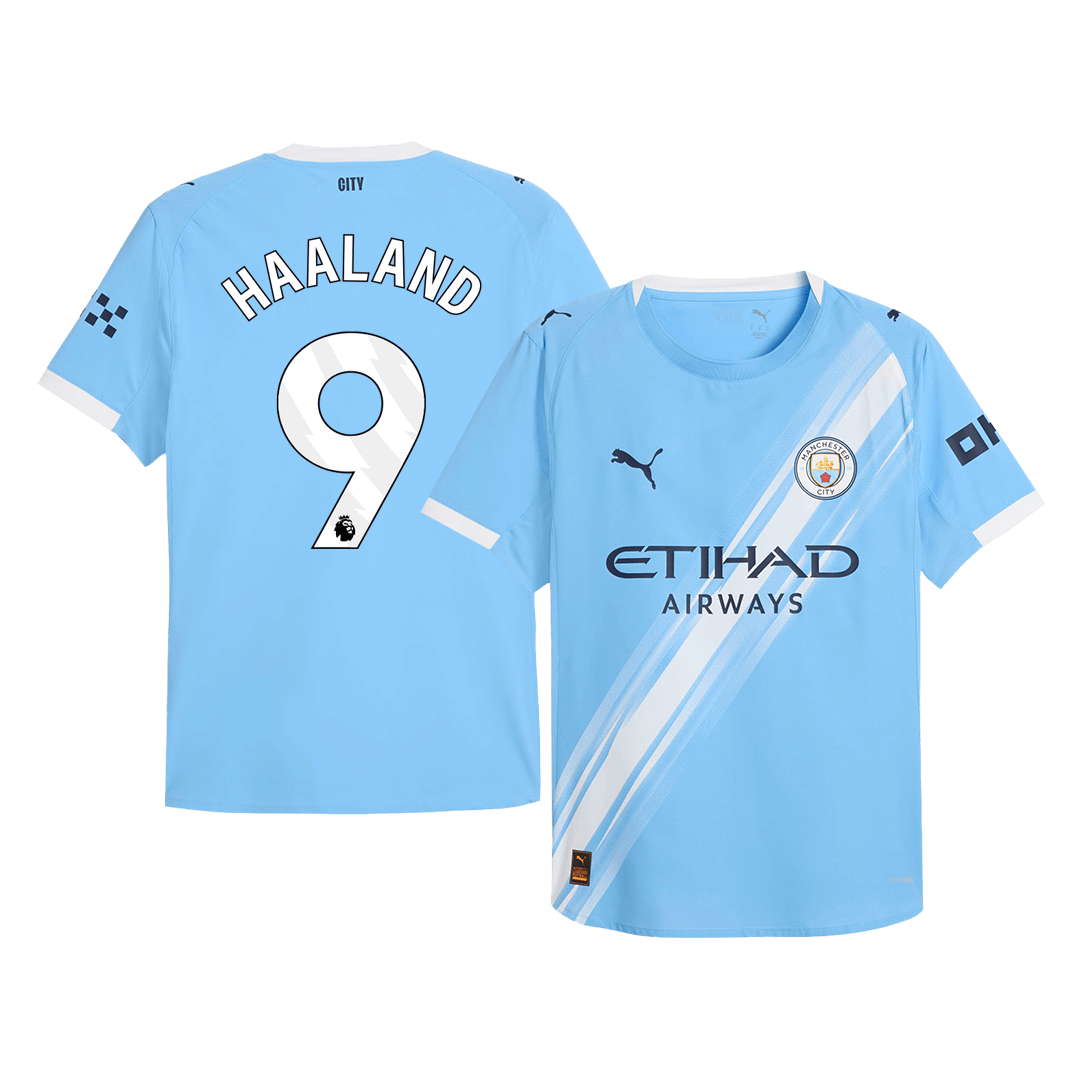 HAALAND #9 Manchester City Home Soccer Jersey 2025/26 Player Version