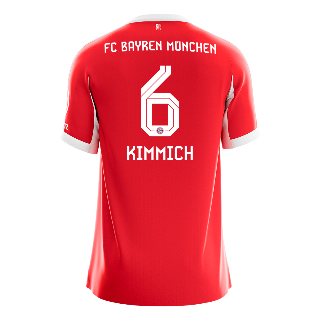 KIMMICH #6 Bayern Munich Home Soccer Jersey 2025/26 - Image 2