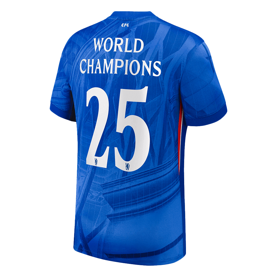 WORLD CHAMPIONS #25 Chelsea Home Soccer Jersey 2025/26 - Image 3