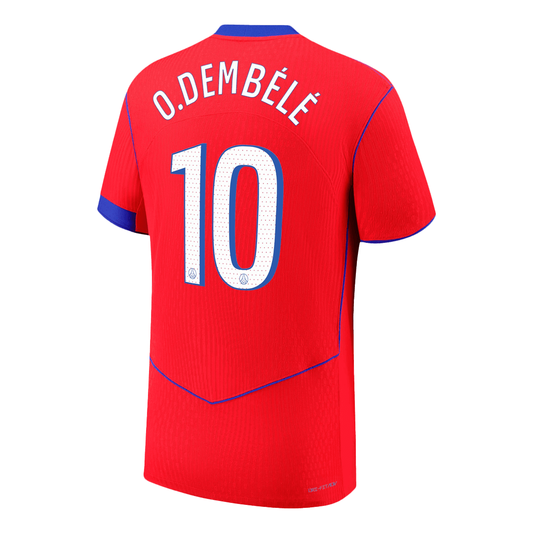 Authentic O.DEMBÉLÉ #10 PSG Third Away Soccer Jersey 2025/26 - Image 3