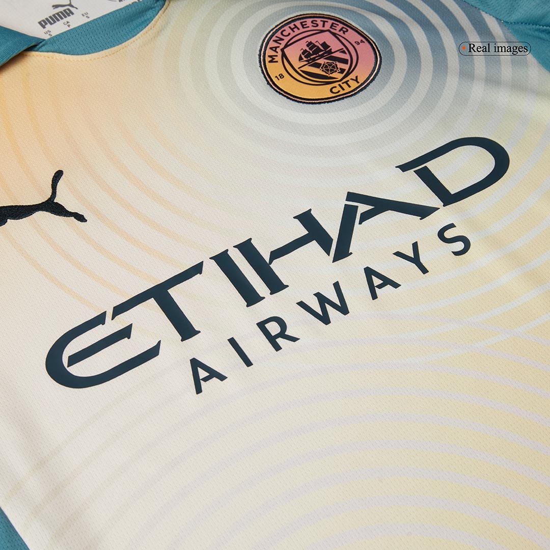 HAALAND #9 Manchester City Fourth Away Soccer Jersey 2024/25 - Image 5