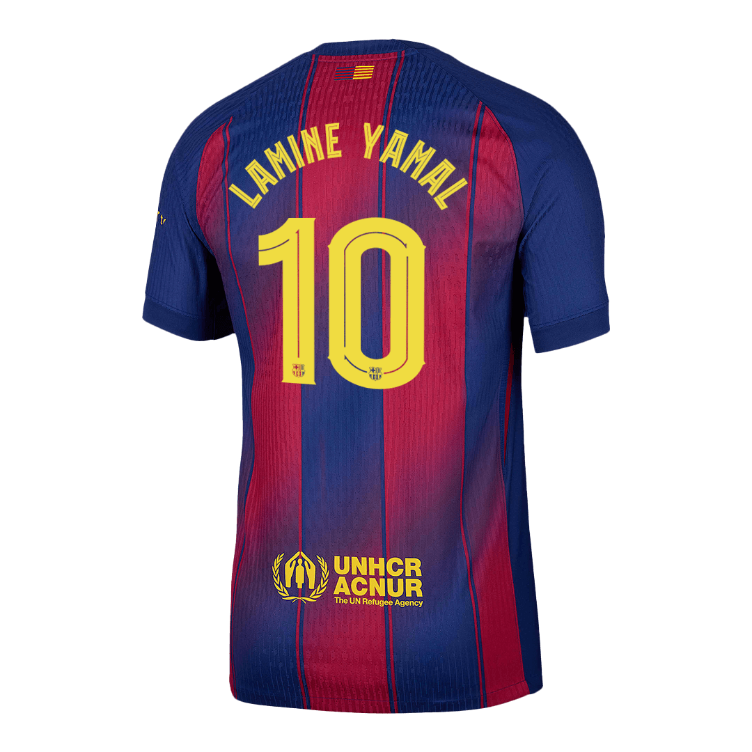 LAMINE YAMAL #10 Barcelona Home Soccer Jersey 2025/26 - UCL Player Version - Image 3