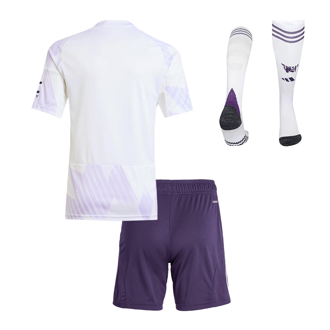 Kid's Manchester United Away Soccer Jersey Kit(Jersey+Shorts+Socks) 2025/26 - Image 2