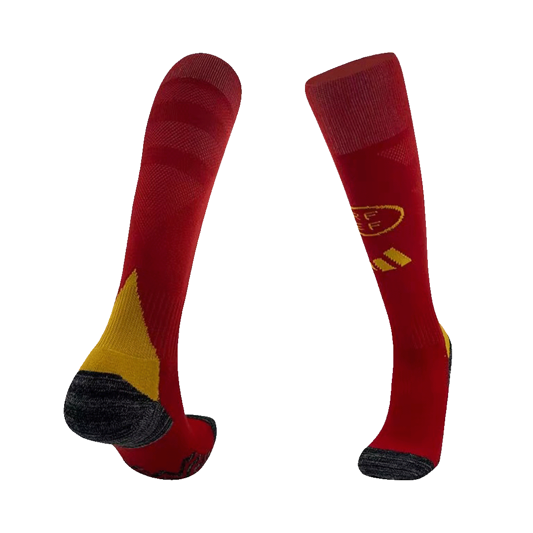 Kid's Spain Home Soccer Socks 2024