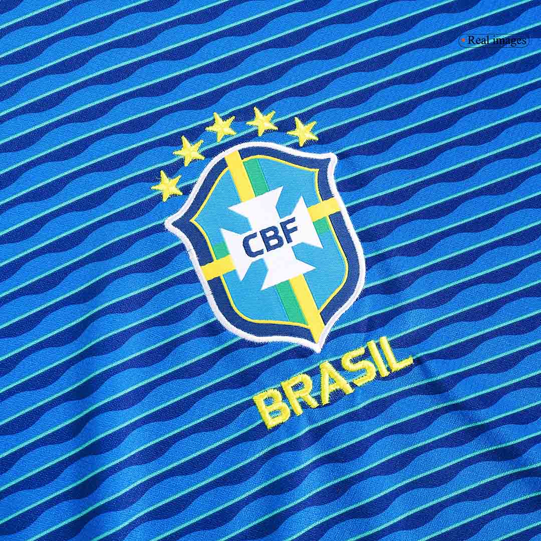 NEYMAR JR #10 Brazil Away Soccer Jersey 2024 - Image 3