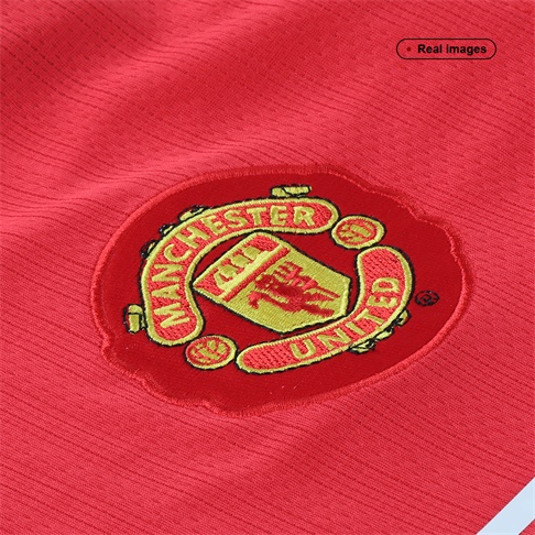 Retro 2007/08 Manchester United Home Soccer Jersey - Image 4