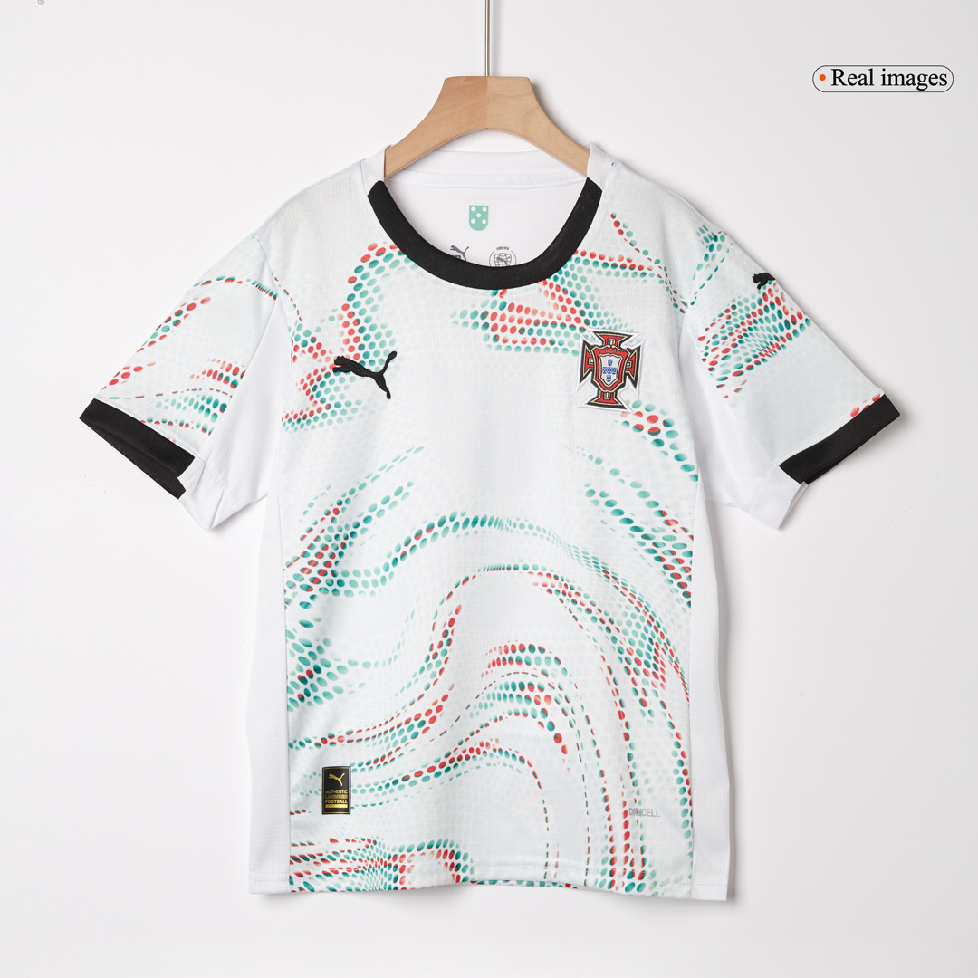 Kid's Portugal Away Soccer Jersey Kit(Jersey+Shorts) 2025 - Image 4