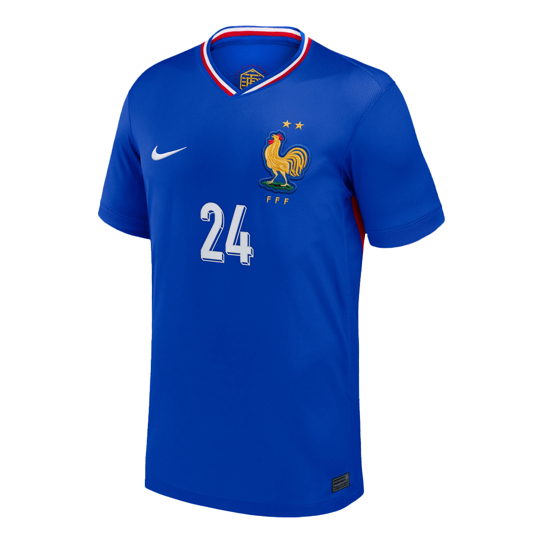 DOUE #24 France Home Soccer Jersey 2024 - Image 2