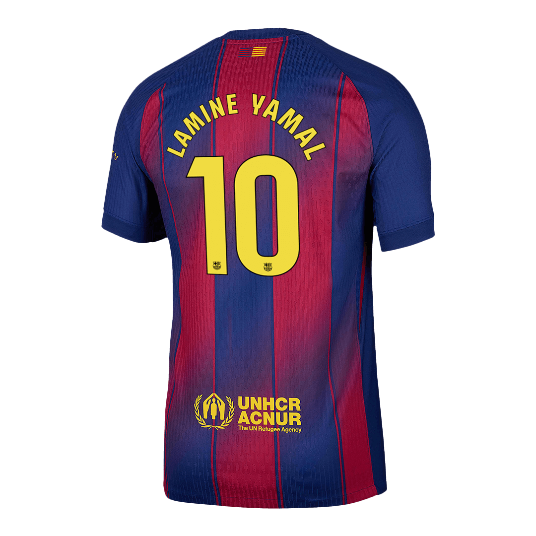 LAMINE YAMAL #10 Barcelona Home Soccer Jersey 2025/26 Player Version - Image 3