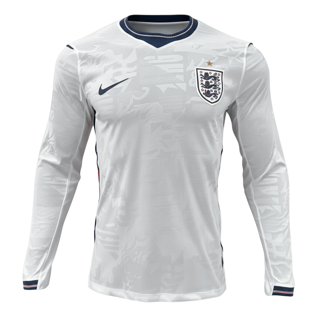 England Home Long Sleeve Soccer Jersey 2026 - Image 4