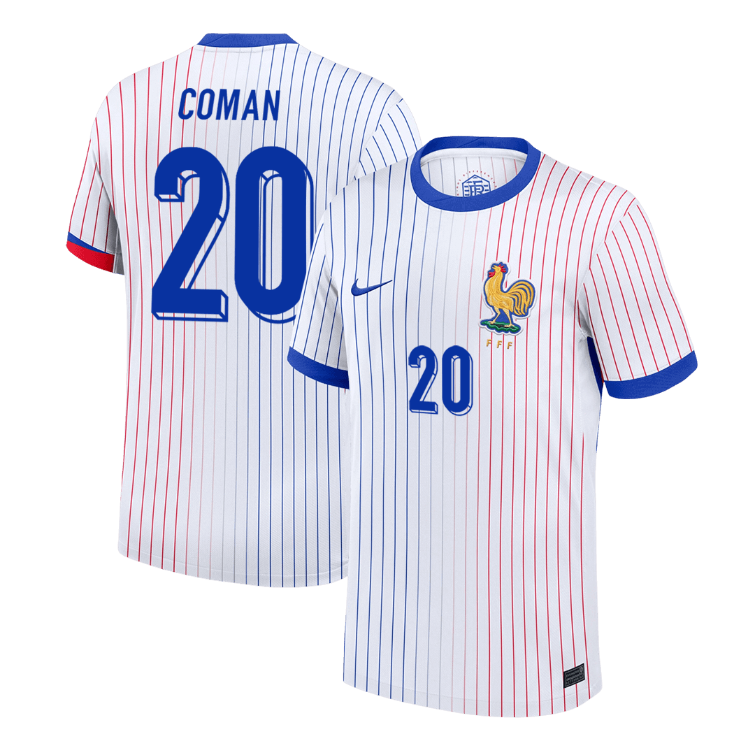 COMAN #20 France Away Soccer Jersey 2024