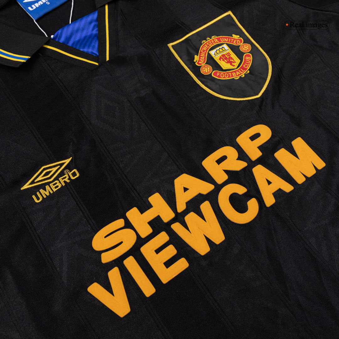 Retro 1993/94 Manchester United Away Soccer Jersey - Image 8