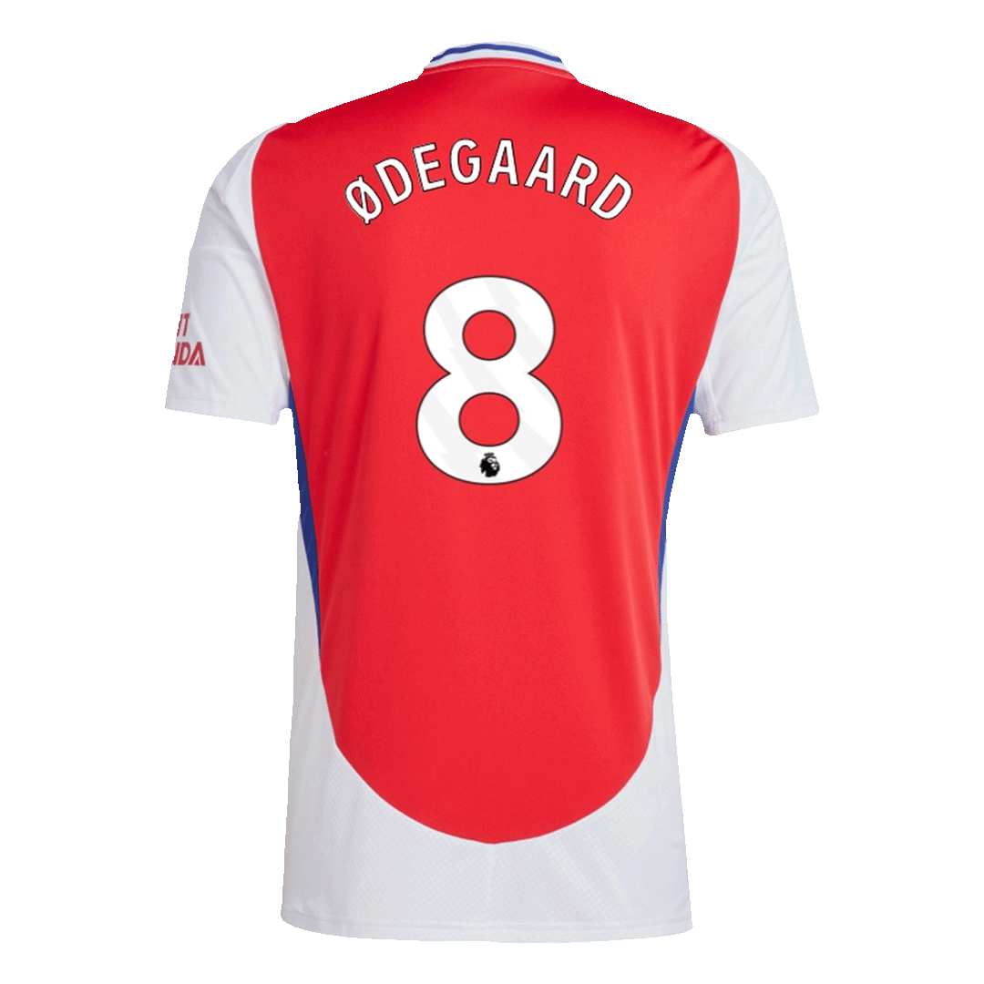 ØDEGAARD #8 Arsenal Home Soccer Jersey 2024/25 - Image 3