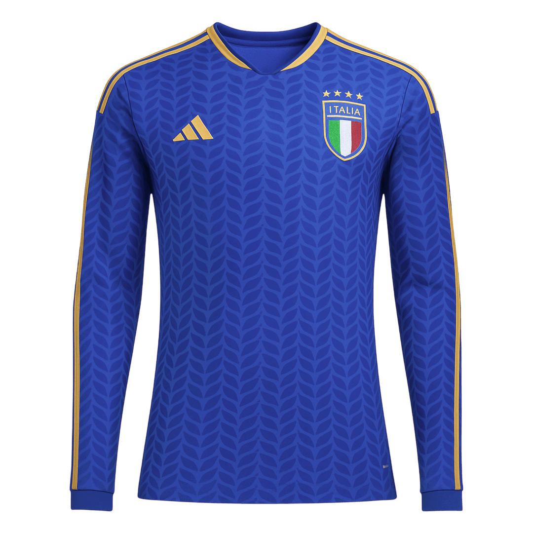 Italy Home Long Sleeve Soccer Jersey 2026 - Image 2