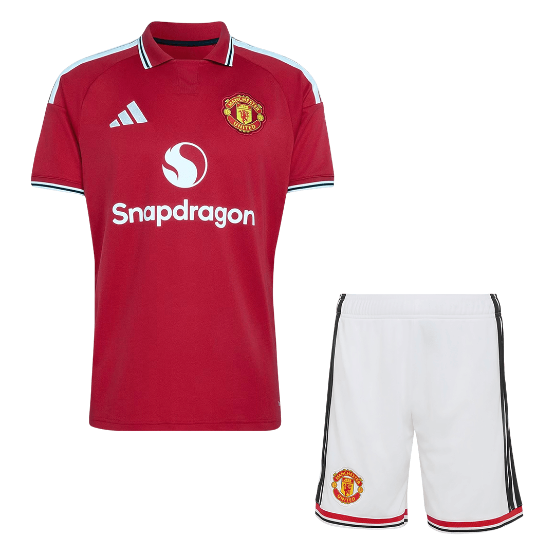 Manchester United Home Soccer Jersey Kit(Jersey+Shorts) 2026/27