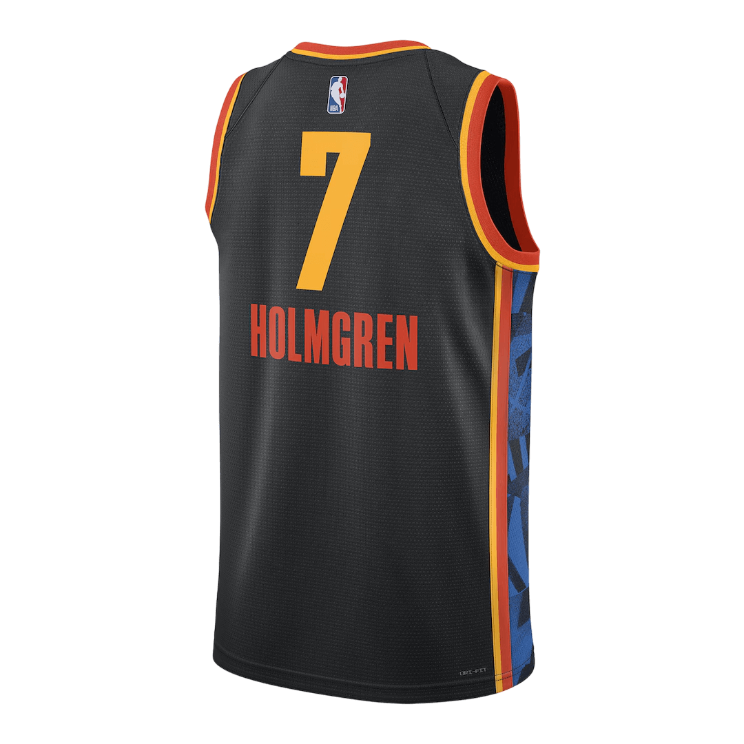 Oklahoma City Thunder Holmgren #7 2024/25 Swingman NBA Jersey - City Edition - Image 3