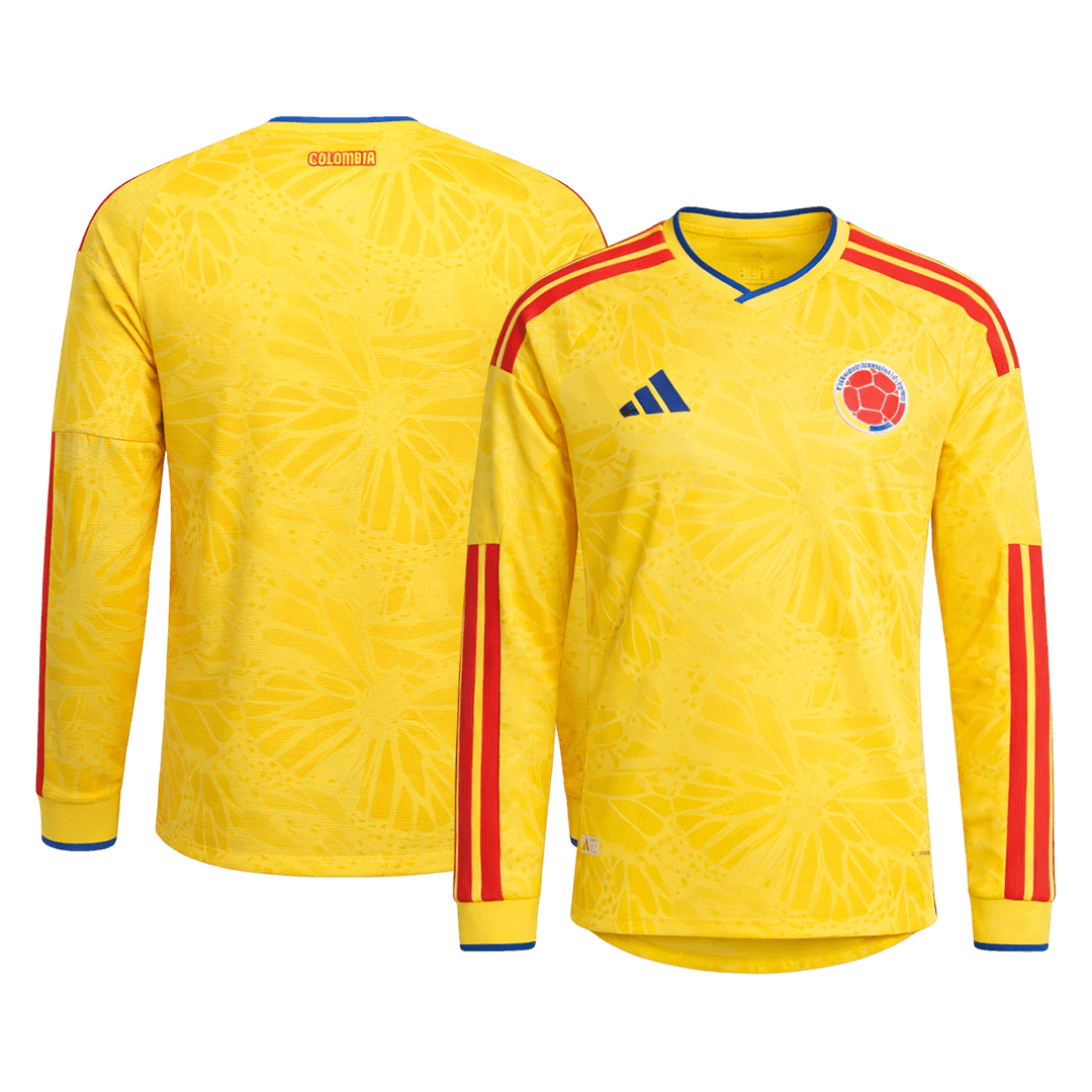 Colombia Home Long Sleeve Soccer Jersey 2026 - Image 3