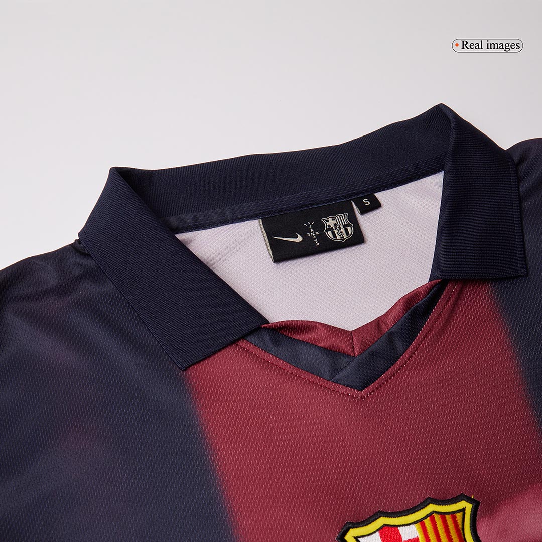 Retro 2000/01 Barcelona Home Soccer Jersey - Image 6