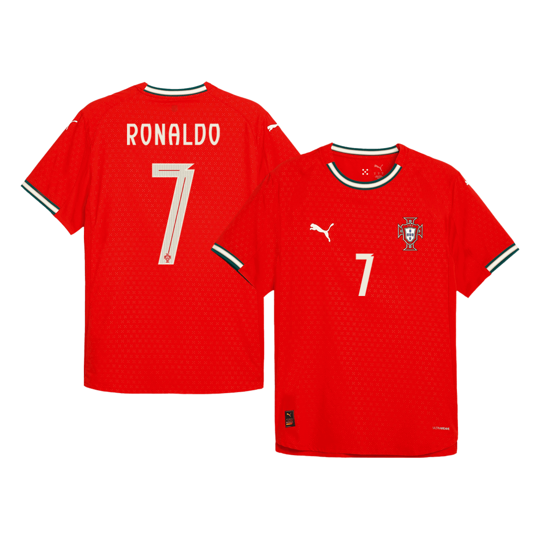 Authentic RONALDO #7 Portugal Home Soccer Jersey 2025